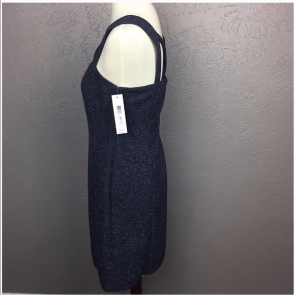 New Eliza J Dress Cocktail Shimmery Charcoal - Picture 4 of 8